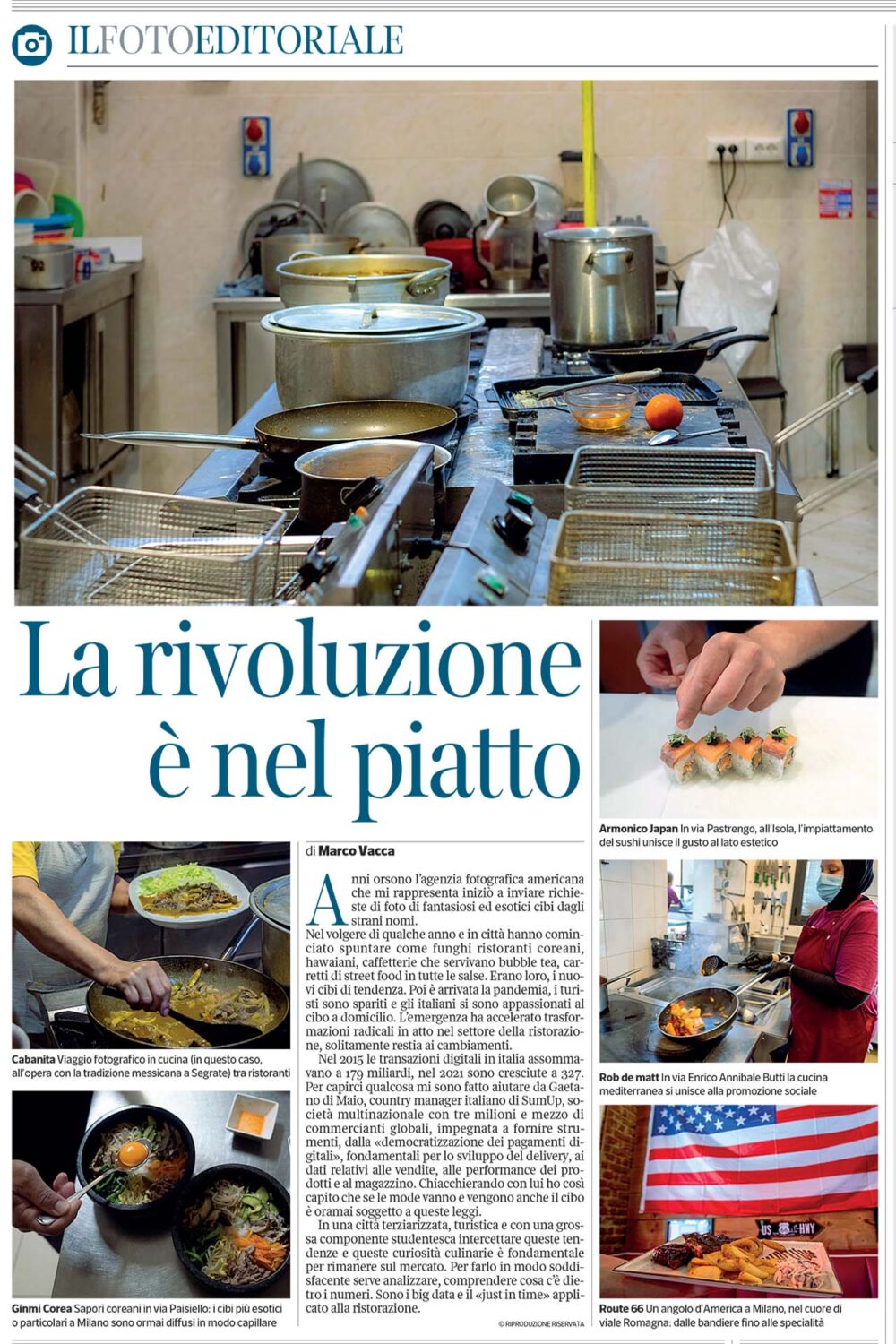 rivoluzione nel piatto